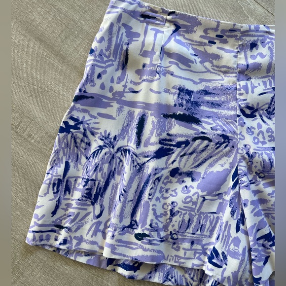 Lilly Pulitzer Lilac Verben Purple Pink Pom Pom Rock The Dock Franni Crop Set - Picture 11 of 14